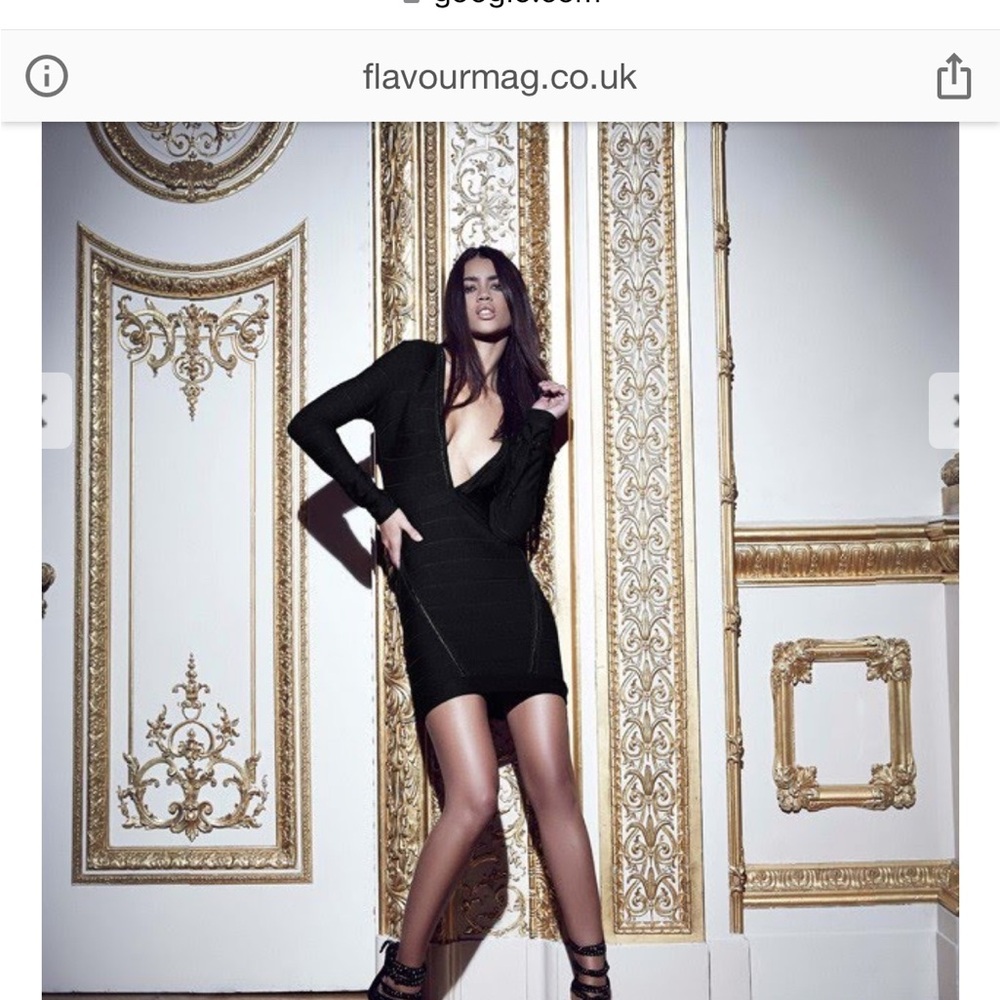 Elegant Black Bodycon Dress